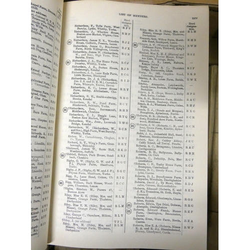 181 - Shorthorn Cattle.  Coates' Herd Books. New Series, vols. 69 to 79, 81 to 86, 89 to 101 & 103; al... 