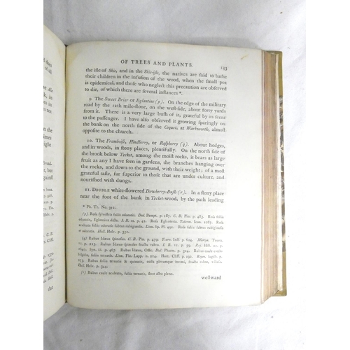 186 - WALLIS JOHN.  The Natural History & Antiquities of Northumberland & of So Much of the County... 