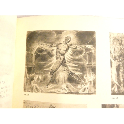 189 - BLAKE WILLIAM.  Illustrations to the Bible, A Catalogue Compiled by Geoffrey Keynes. Ltd. ... 