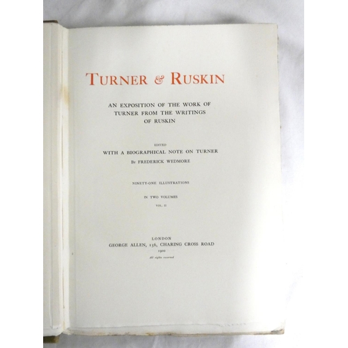 190 - TURNER & RUSKIN.  An Exposition of the Work of Turner for the Writings of Ruskin, edited ... by ... 