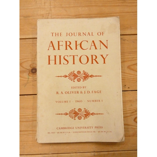 192 - OLIVER R. A. & FAGE J. D. (Eds).  The Journal of African History. A carton of these. C... 