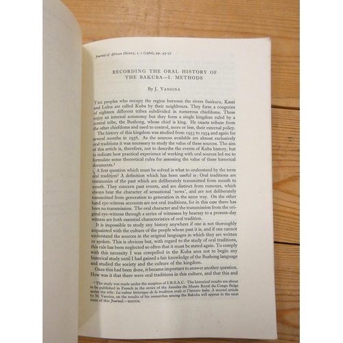 192 - OLIVER R. A. & FAGE J. D. (Eds).  The Journal of African History. A carton of these. C... 