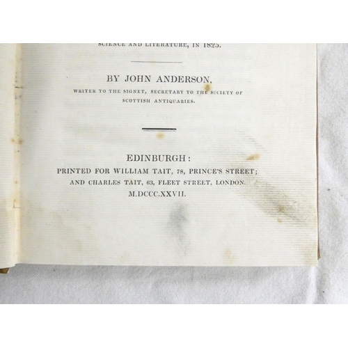 194 - ANDERSON JOHN.  Prize Essay on the State of Society & Knowledge in the Highlands of Sc... 