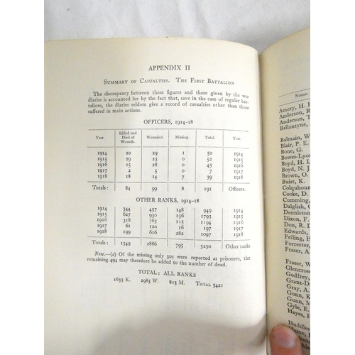 198 - WAUCHOPE MAJ. GEN. A. G.  A History of the Black Watch (Royal Highlanders) in the Great Wa... 