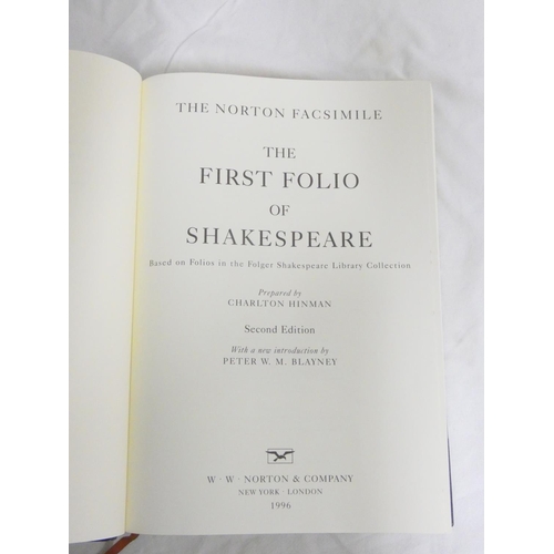 203 - SHAKESPEARE WILLIAM.  The First Folio of Shakespeare, The Norton Facsimile. Ltd. ed. 112/1,000. Foli... 