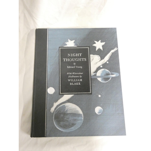 206 - BLAKE WILLIAM (Illus).  Young's Night Thoughts. Ltd. ed. 280/1,000. Two large quarto vols. in fine c... 