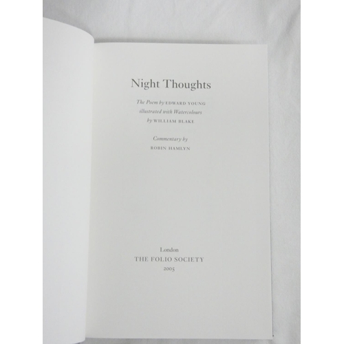 206 - BLAKE WILLIAM (Illus).  Young's Night Thoughts. Ltd. ed. 280/1,000. Two large quarto vols. in fine c... 