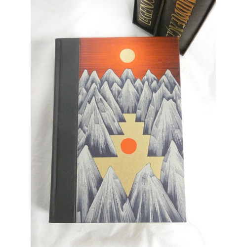 207 - FOLIO SOCIETY.  The Icelandic Sagas, & 2 other vols., in slip cases.  (3).