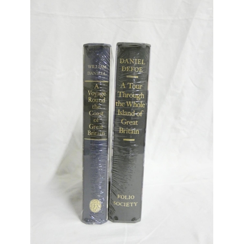 214 - FOLIO SOCIETY.  Daniell, A Voyage Round the Coast of Great Britain & Defoe, A Tour Thr... 