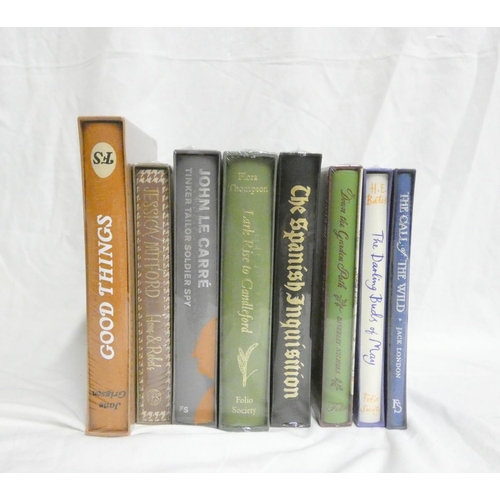 215 - FOLIO SOCIETY.  8 various vols. in slip cases. Unopened, in glassine wrappers.... 