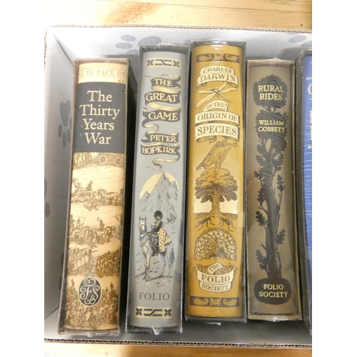 219 - FOLIO SOCIETY.  8 various vols. in slip cases. Unopened, in glassine wrappers.... 