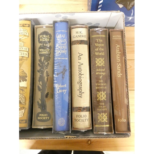 219 - FOLIO SOCIETY.  8 various vols. in slip cases. Unopened, in glassine wrappers.... 