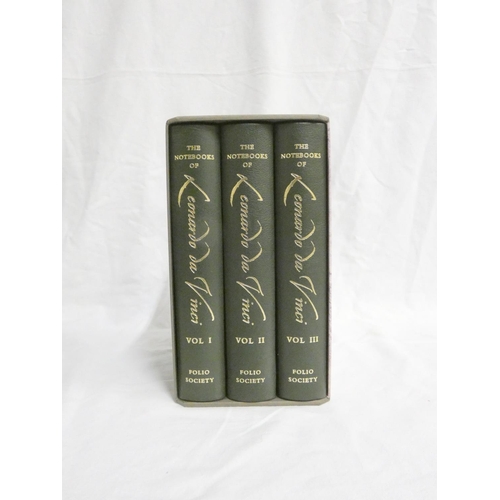 227 - FOLIO SOCIETY.  The Notebooks of Leonardo da Vinci. 3 vols. in slip case.