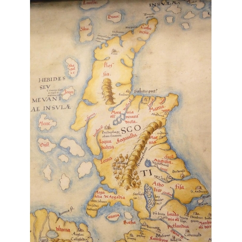 231A - FOLIO SOCIETY.  King Henry's Map of the British Isles. Ltd. ed. 2750. Rolled facsimil... 