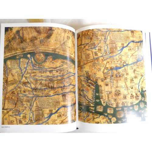 232 - FOLIO SOCIETY.   The Hereford World Map,  Mappa Mundi. Ltd ed. 1,000, the rolled facsimile map, 125c... 