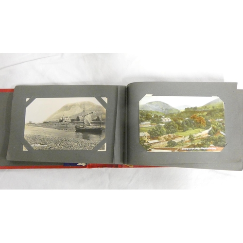 236 - Postcards, Ephemera, etc.  Small album of old topographical postcards, other loose postcar... 