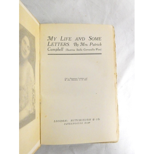 254 - CAMPBELL MRS. PATRICK.  My Life & Some Letters. Ltd. ed. 57 of only 100, signed by the... 