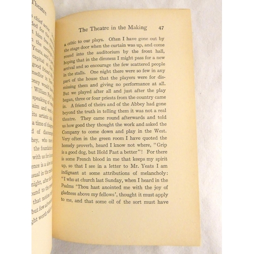 255 - GREGORY LADY.  Our Irish Theatre, A Chapter of Autobiography. Port. frontis & illus. C... 