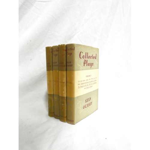 258 - O'CASEY SEAN.  Collected Plays. 4 vols. Orig. cloth in d.w's. 1949-1951.