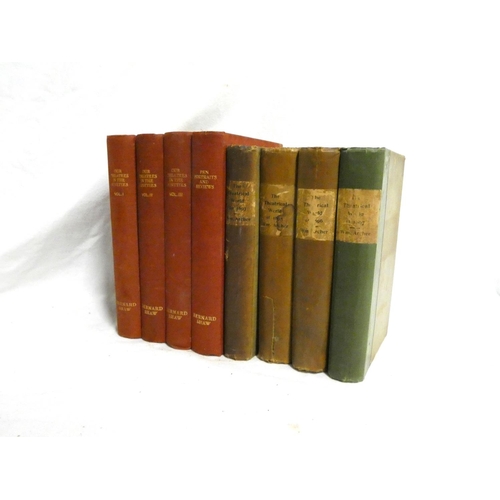 262 - SHAW G. B.  Our Theatres in the Nineties. 3 vols. Orig. plain cloth. 1932; also another by... 