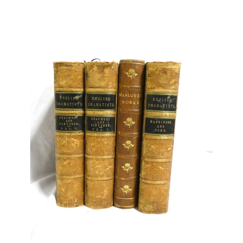 263 - DARLEY GEORGE.  The Works of Beaumont & Fletcher. 2 vols. Eng. frontis & title vig... 