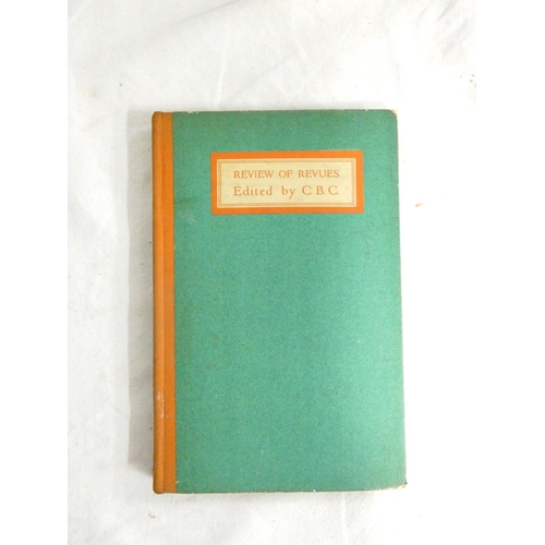 267 - BROWN JOHN MASON.  Letters from Greenroom Ghosts. Orig. green cloth with title labels. New York... 