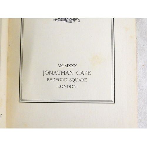 267 - BROWN JOHN MASON.  Letters from Greenroom Ghosts. Orig. green cloth with title labels. New York... 