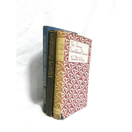 273 - BAUDELAIRE CHARLES.  Intimate Journals, Translated by Ch. Isherwood, Introduction by T. S.... 