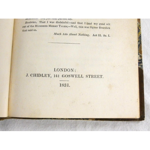 274 - ODELL G. C. D.  Shakespeare from Betterton to Irving. 2 vols. Illus. Orig. red cloth in d.w's. 1963;... 