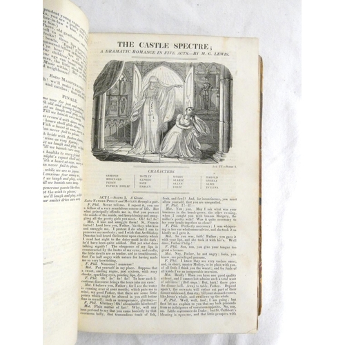 276 - SHERWOOD JONES & CO (Prntrs).  The London Stage, A Collection of the Most Reputed Tragedies, Com... 