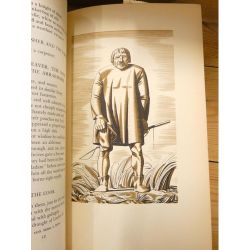 282 - KENT ROCKWELL (Illus).  Geoffrey Chaucer Canterbury Tales. Stylish col. plates & other... 