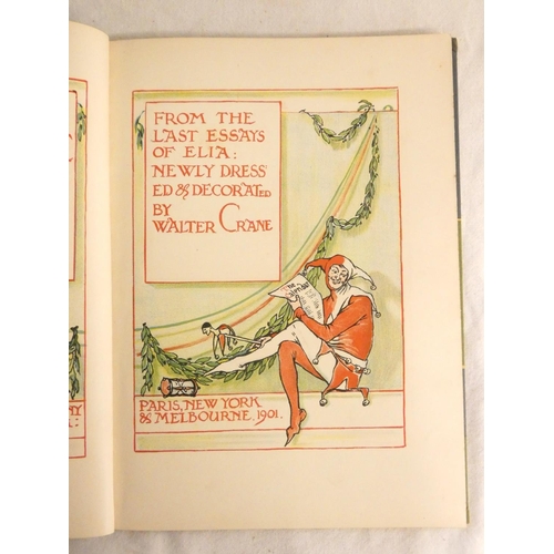 284 - CRANE WALTER (Illus).  A Masque of Days from the Last Essays of Elia. Col. illus. & de... 