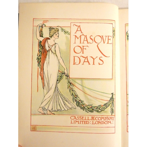 284 - CRANE WALTER (Illus).  A Masque of Days from the Last Essays of Elia. Col. illus. & de... 