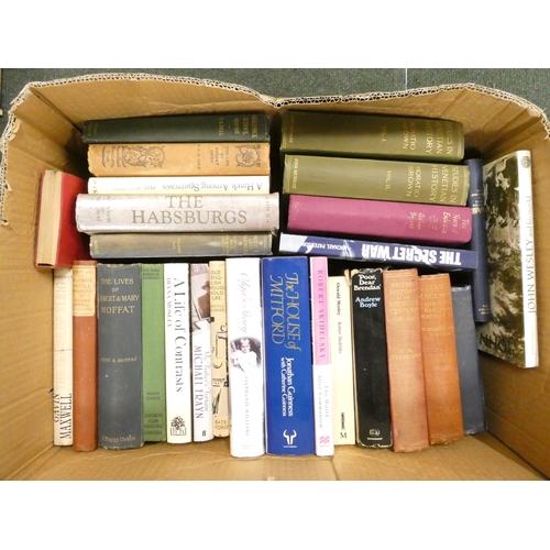 286 - Travel & Biography.  A large carton of various vols.