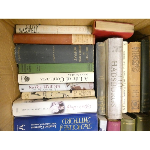 286 - Travel & Biography.  A large carton of various vols.