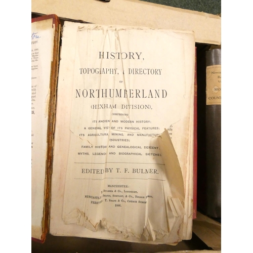 287 - Northern England & others.  A carton of various vols.