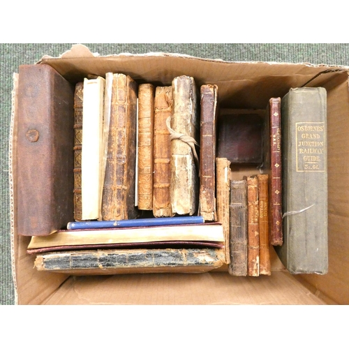 288 - Antiquarian & others.  A small carton of calf bound & other works, various.  ... 