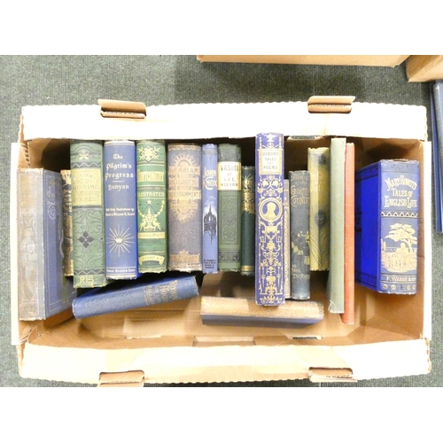 289 - Victorian Cloth Bindings & others.  A carton of various vols.