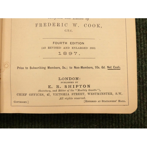 291 - CYCLISTS' TOURING CLUB.  13 British, Irish & Continental road books. Each in orig. gre... 