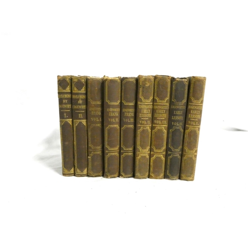 294 - EDGWORTH MARIA.  Early Lessons. 4 vols. Eng. frontis & title vignette (damp stng. to u... 