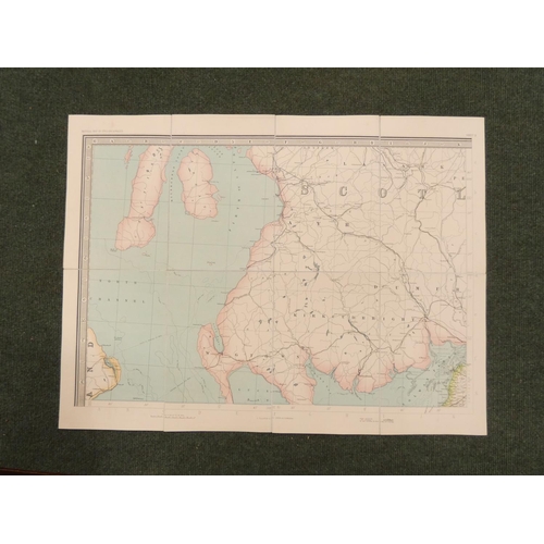 298 - FULLERTON & CO.  The Imperial Map of England & Wales. Sectional maps, 4 miles:1 in... 