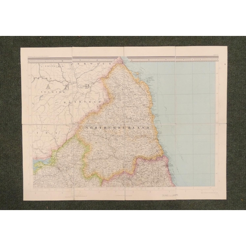 298 - FULLERTON & CO.  The Imperial Map of England & Wales. Sectional maps, 4 miles:1 in... 