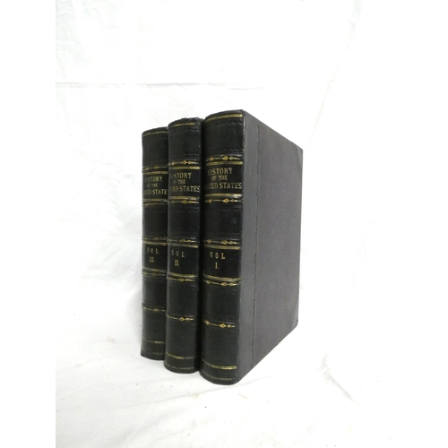 299 - OLLIER EDMUND.   Cassell's History of the United States. 3 vols. Many illus. Quarto. Half ... 