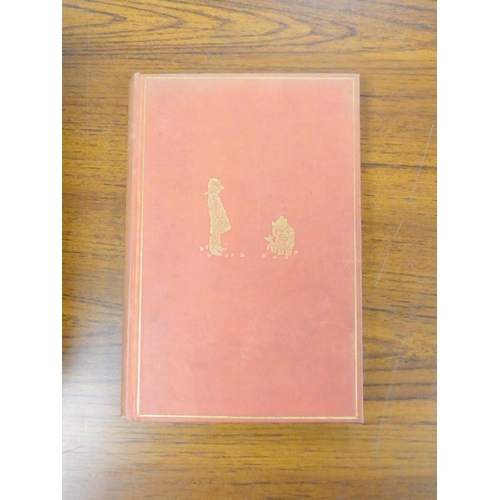 58 - MILNE A. A.  Winnie the Pooh, 1st ed. in worn orig. green cloth, 1926; The House at Pooh Corner, 1st... 