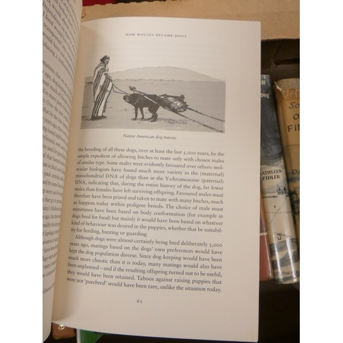 62 - GWYNNE JONES E.  A Bibliography of the Dog. Quarto. Orig. red cloth gilt. Library Association, 1971,... 