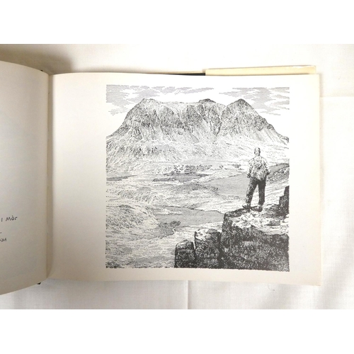 70 - WAINWRIGHT A.  Scottish Mountain Drawings. The set of 6 vols. Oblong 1st eds. in d.w's.... 