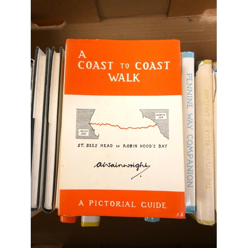 72 - WAINWRIGHT A.  Collection of 30 various Guides, Walks, etc., mainly in d.w's, varying cond.... 