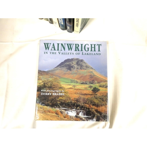 75 - WAINWRIGHT A.  9 illus. quarto vols. in d.w's.