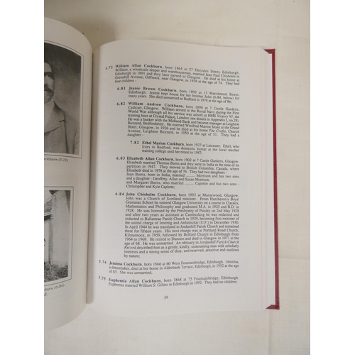 76 - COCKBURN ANDREW.  A Cockburn Family in Berwickshire & Its Descendants. Believed limite... 