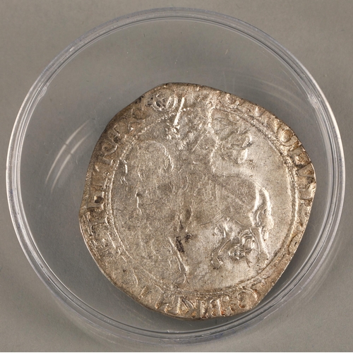 154 - Charles I silver half crown. This example was found as part of the Middleham hoard discovered in Yor... 